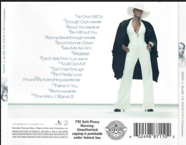 CD The Breakthrough - Mary J Blige - photo 2