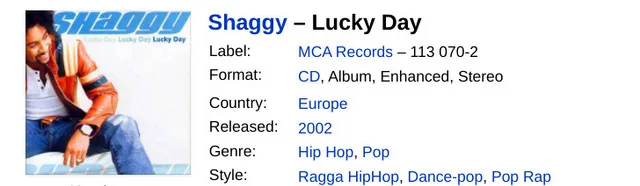 Lucky Day SHAGGY (Artist) Format: Audio CD image indicator(6)