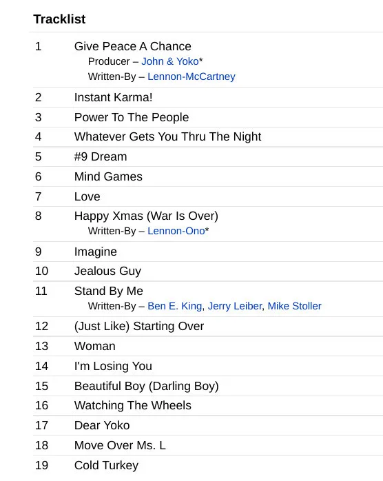 Collection JOHN LENNON (Artist) Format: Audio CD image indicator(4)