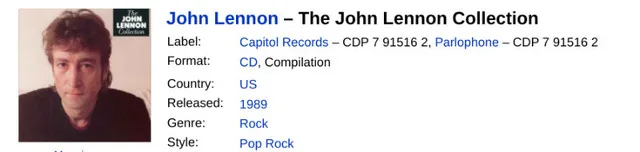 Collection JOHN LENNON (Artist) Format: Audio CD image indicator(5)