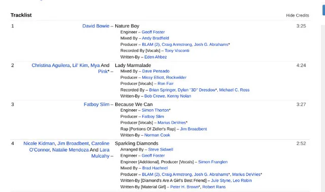 Moulin Rouge (Music From Baz Luhrmann's Film) CD image indicator(5)