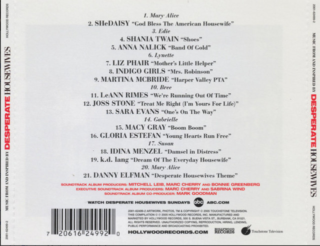 Desperate Housewives Various Artists CD - photo 2