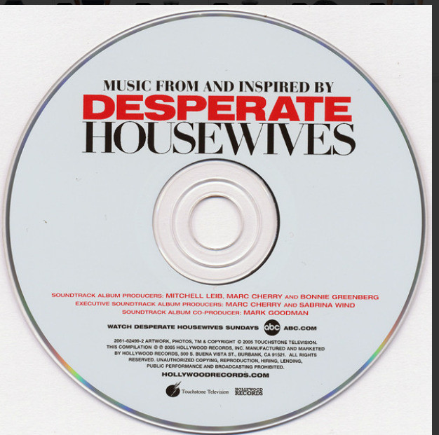 Desperate Housewives Various Artists CD - photo 3