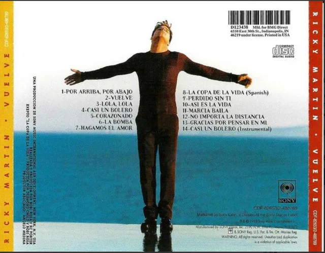 Vuelve : Martin, Ricky (Artist) Format : CD image indicator(8)