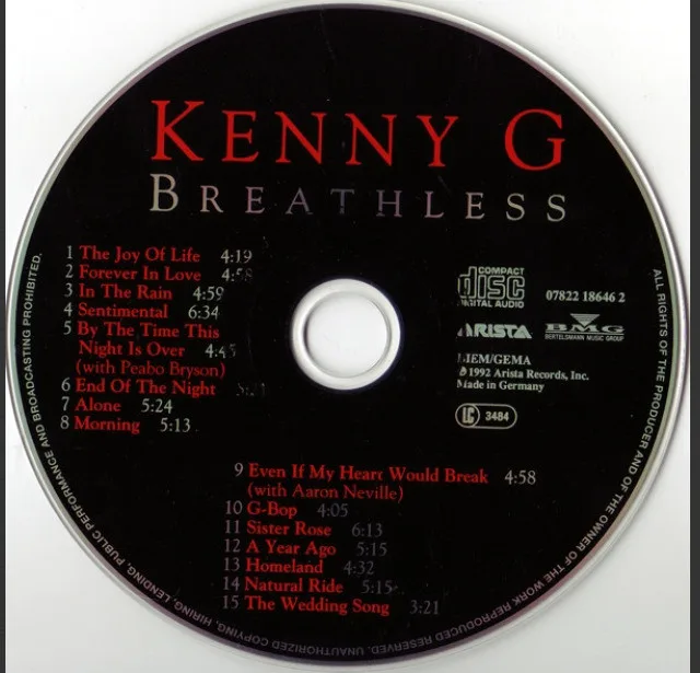 Breathless : Kenny G (Artist) Format : CD image indicator(4)