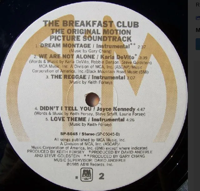 The Breakfast Club Soundtrack CD image indicator(3)