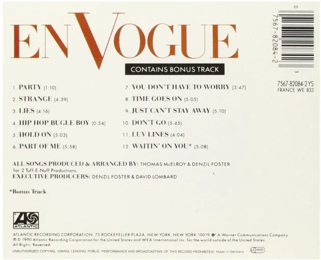 Born To Sing En Vogue (Artist) Format: Audio CD image indicator(2)