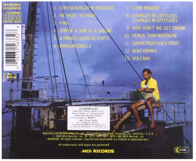 Jimmy Buffett - Songs You Know By Heart CD image indicator(3)