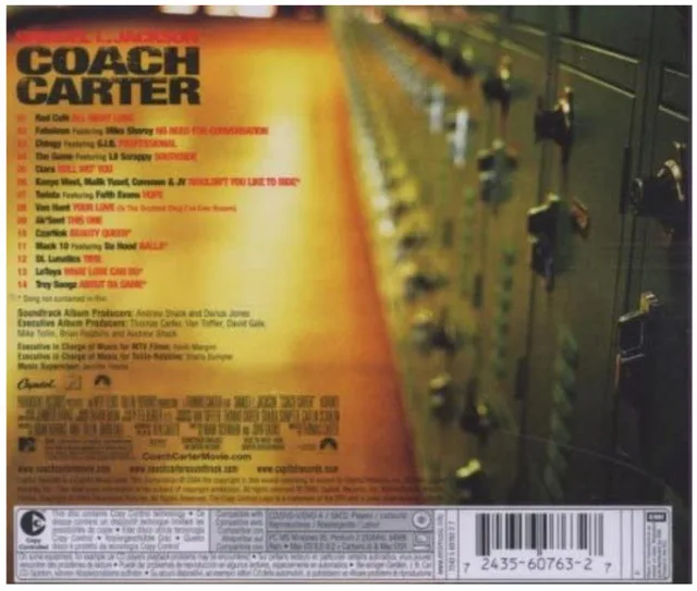 Coach Carter Soundtrack CD image indicator(2)