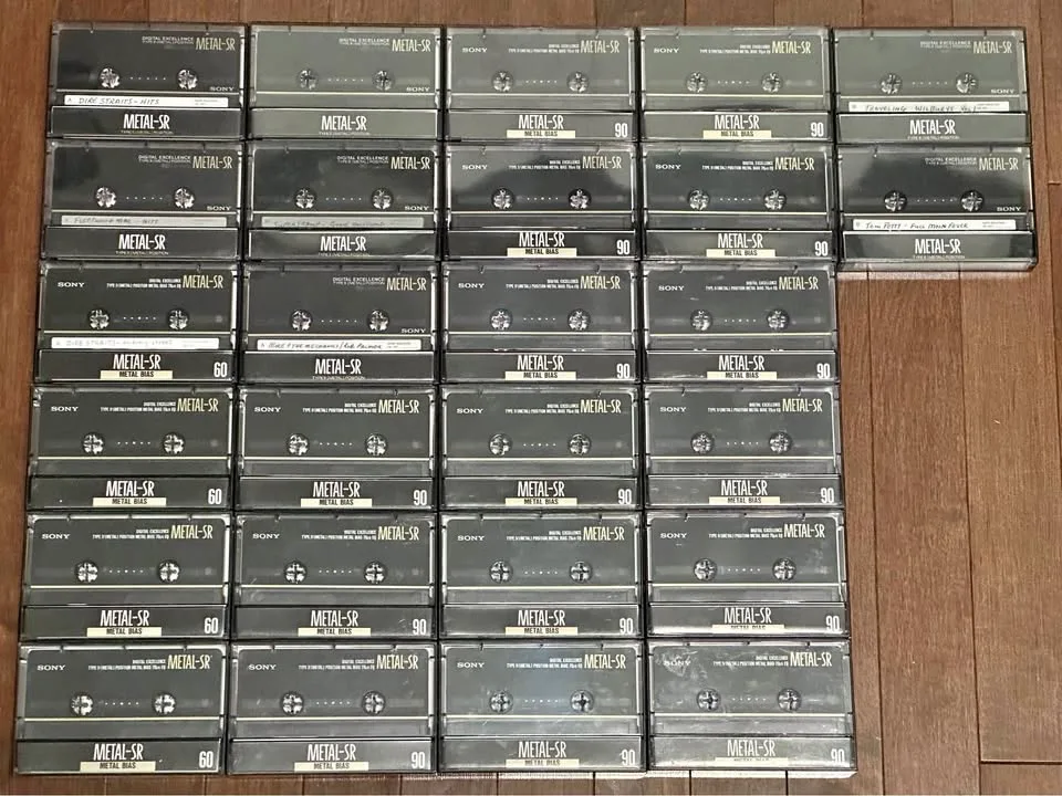 Sony Metal SR type IV cassette tapes (26 available) thumbnail