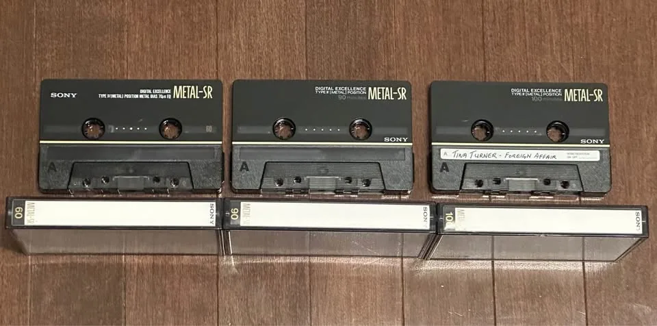 Sony Metal SR type IV cassette tapes (26 available) image indicator(3)