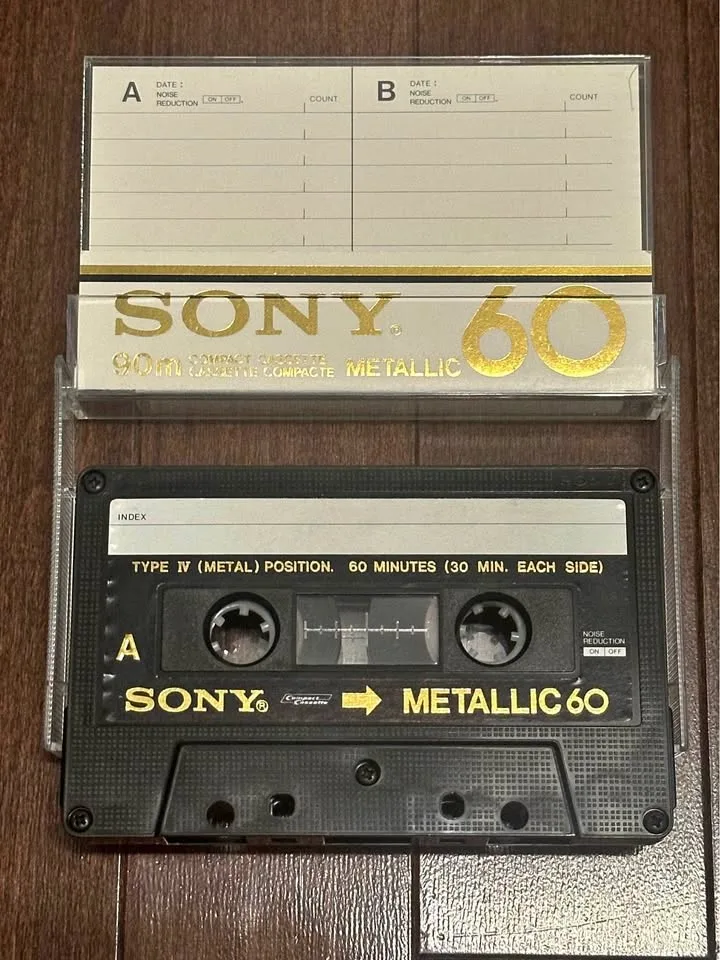 Sony Metallic 60 type IV cassette tape thumbnail