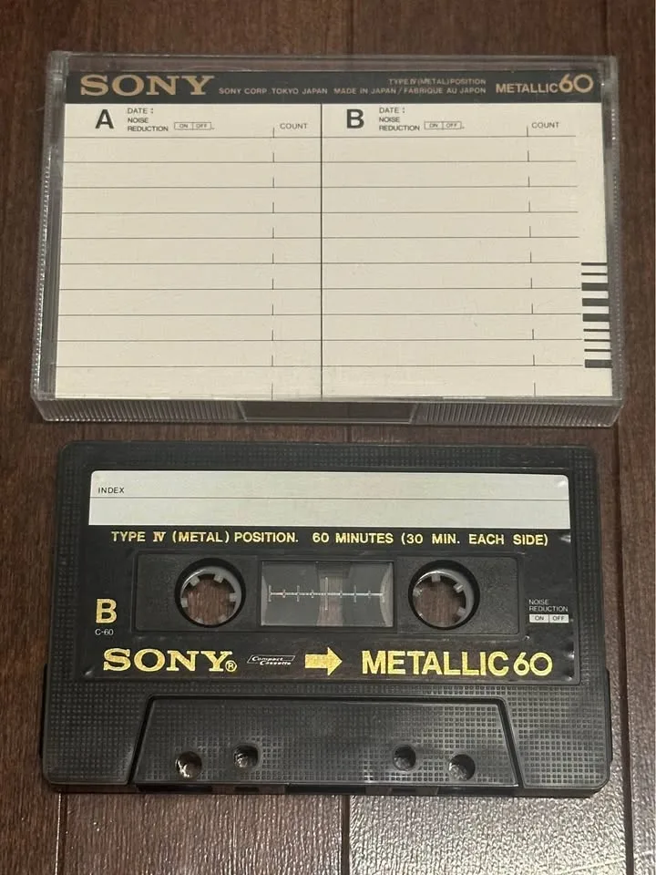 Sony Metallic 60 type IV cassette tape image indicator(3)