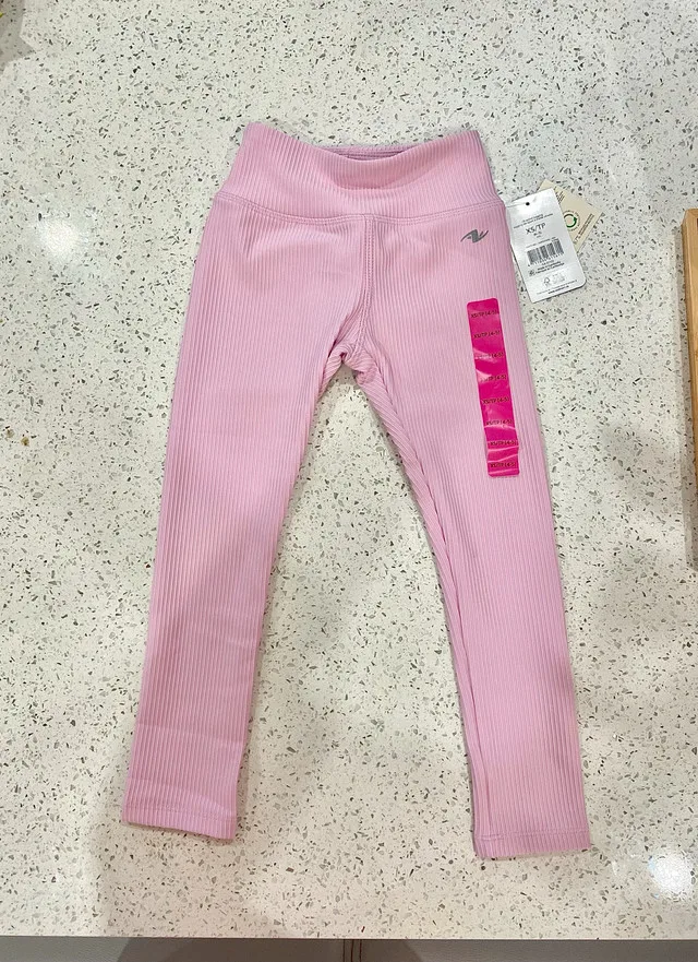 Brand new Pink girls leggings size XS (4-5) thumbnail