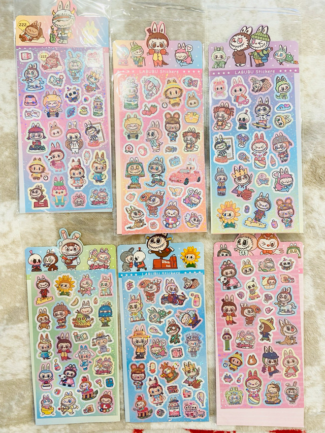 Labubu Sticker Sheets