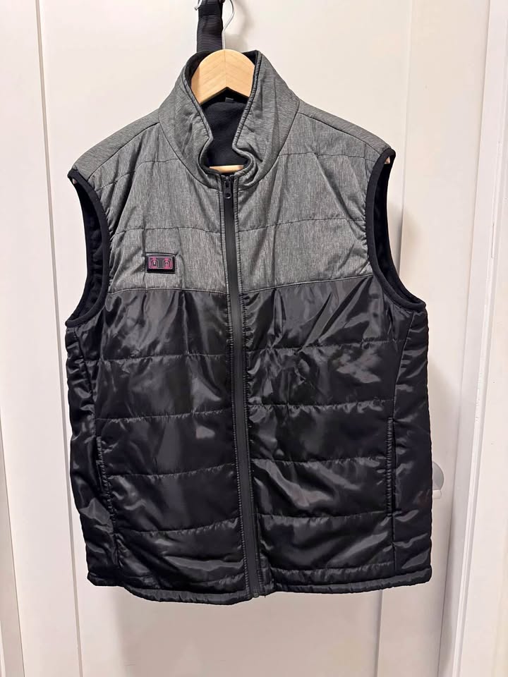 Heated fleece lined vest, Men’s M/L, Women’s XL/XXL - New