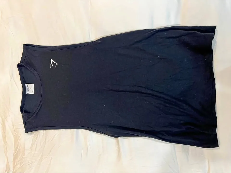 Gymshark Training Drop Arm Tank - Black