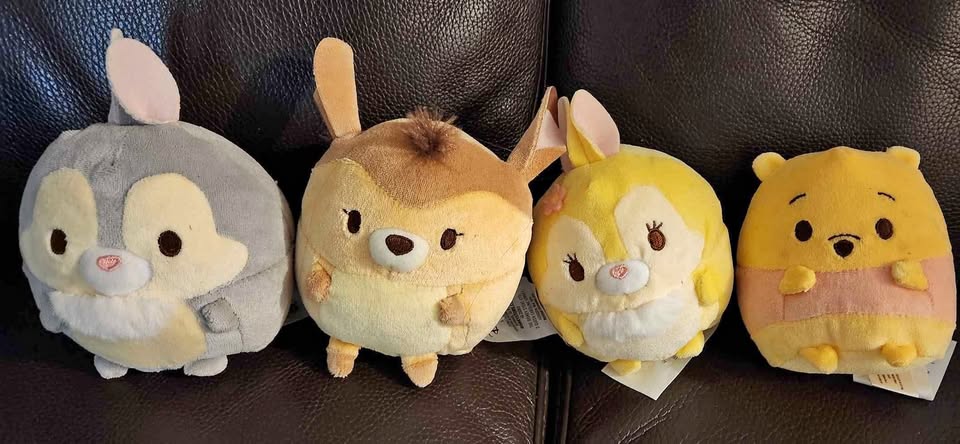 Rare Disney Store Scented Ufufy Plush Lot