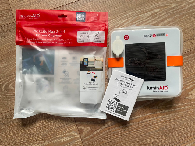 🧡LuminAID Packlite 2 in 1 Power Lantern charger
