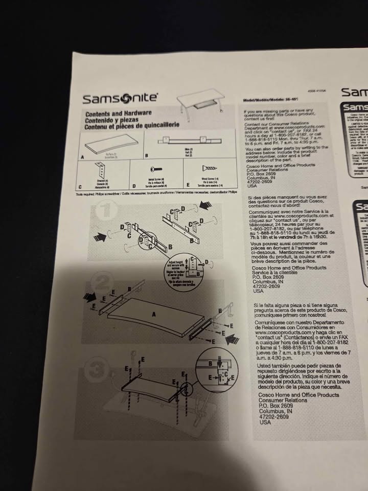 Samsonite Keyboard Tray (Brand New in Box) - photo 2