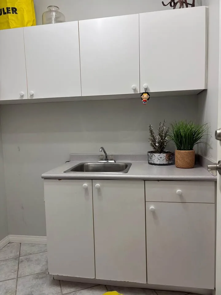 Laundry cabinet & sink & faucet image indicator(3)