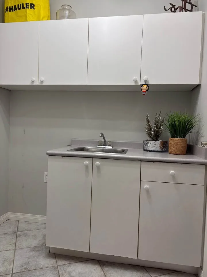 Laundry cabinet & sink & faucet image indicator(5)