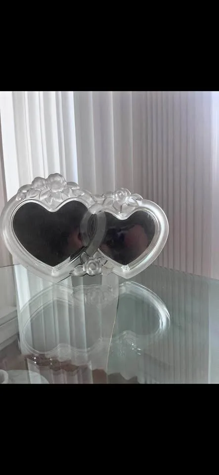 Crystal double picture frame thumbnail