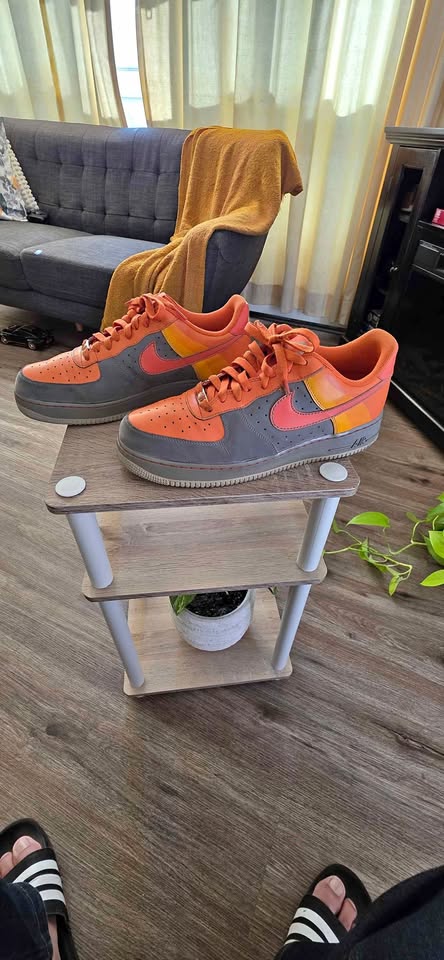 Nike Air Force 1 Low Barkley Pack Stealth Orange US 12