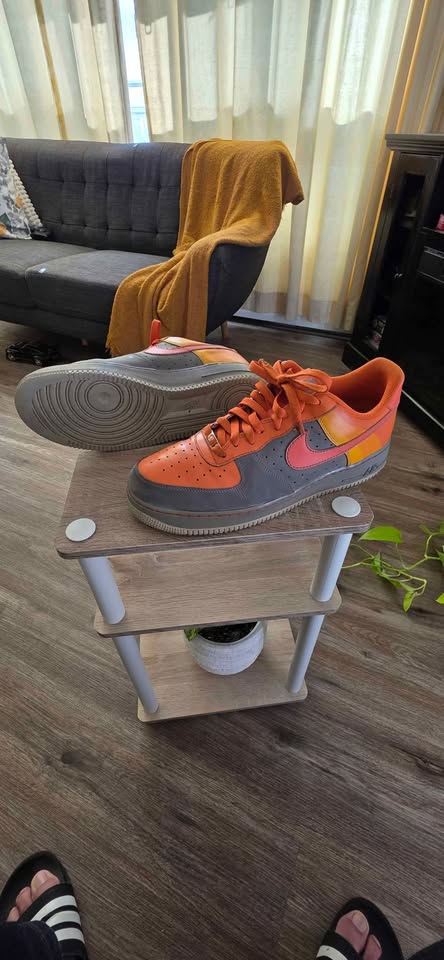 Nike Air Force 1 Low Barkley Pack Stealth Orange US 12 - photo 2