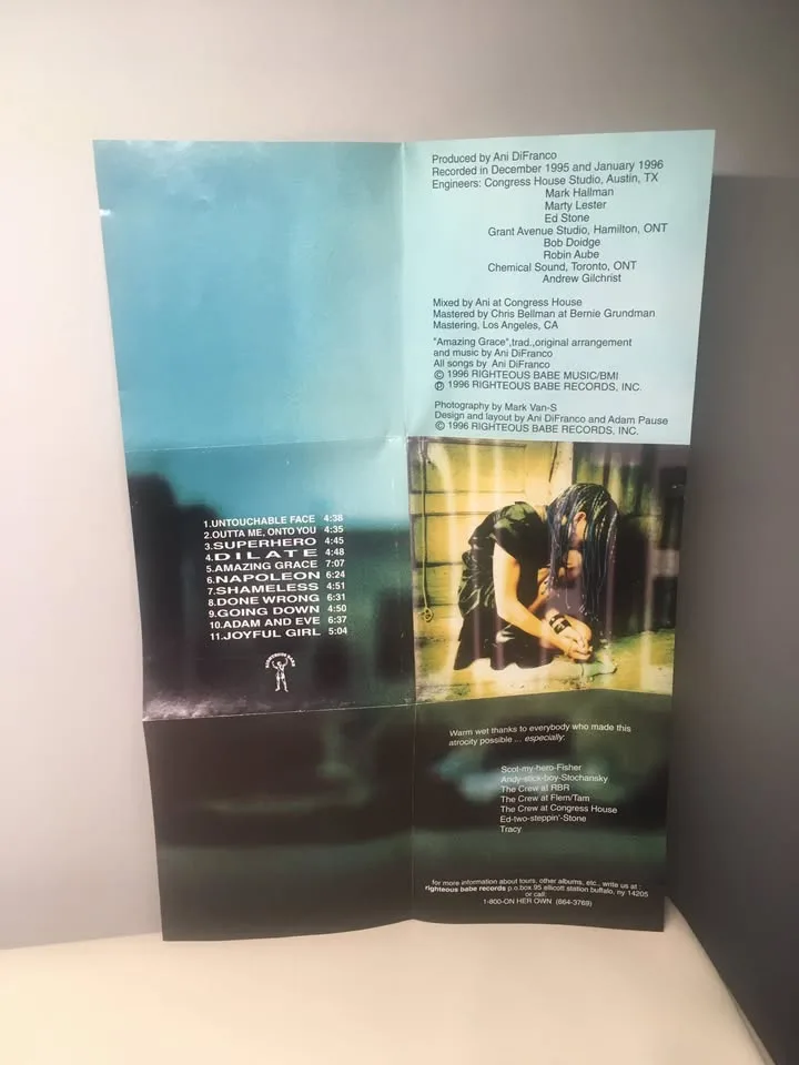 Ani Difranco - Dilate - CD With Lyric Sheet - Like New image indicator(4)