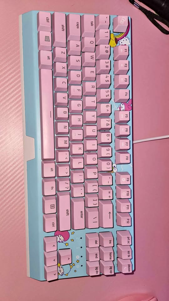 Limited edition RAZER keyboard - Sanrio