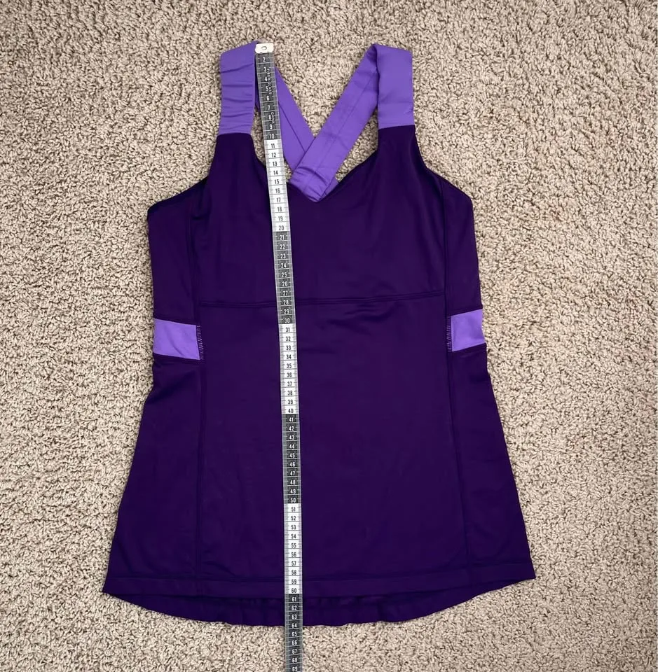 Lululemon Size 8 Push Your Limits Tank Top image indicator(2)