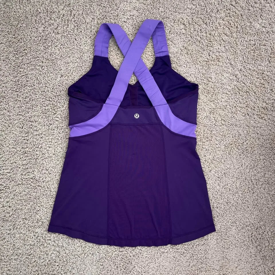 Lululemon Size 8 Push Your Limits Tank Top image indicator(9)