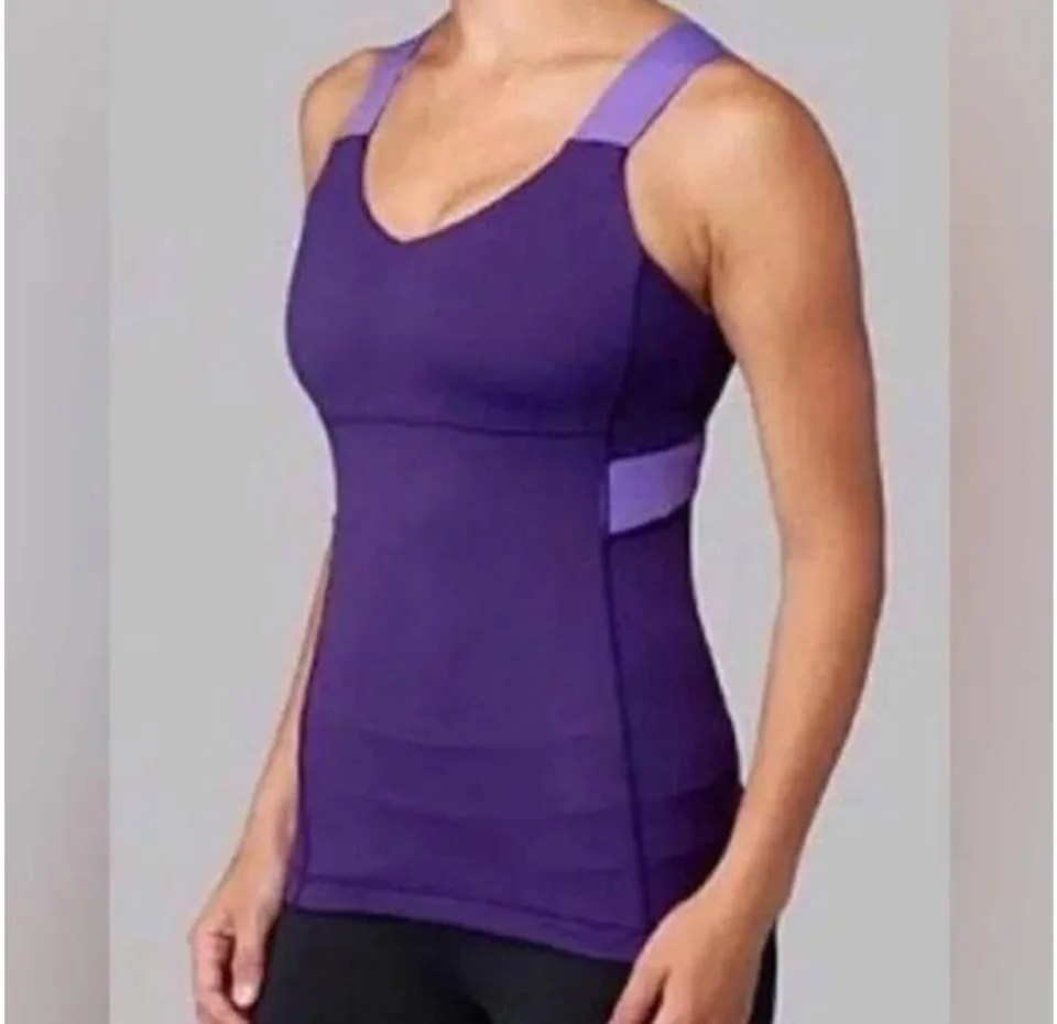 Lululemon Size 8 Push Your Limits Tank Top image indicator(10)