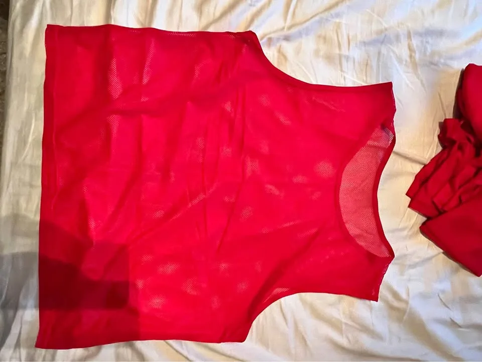 Set of 12 Red Sport overshirt