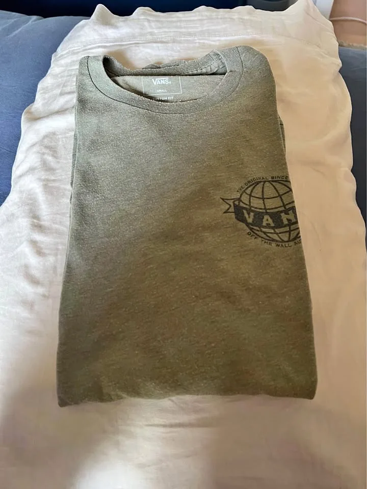 Vans T-shirt Size S - Green