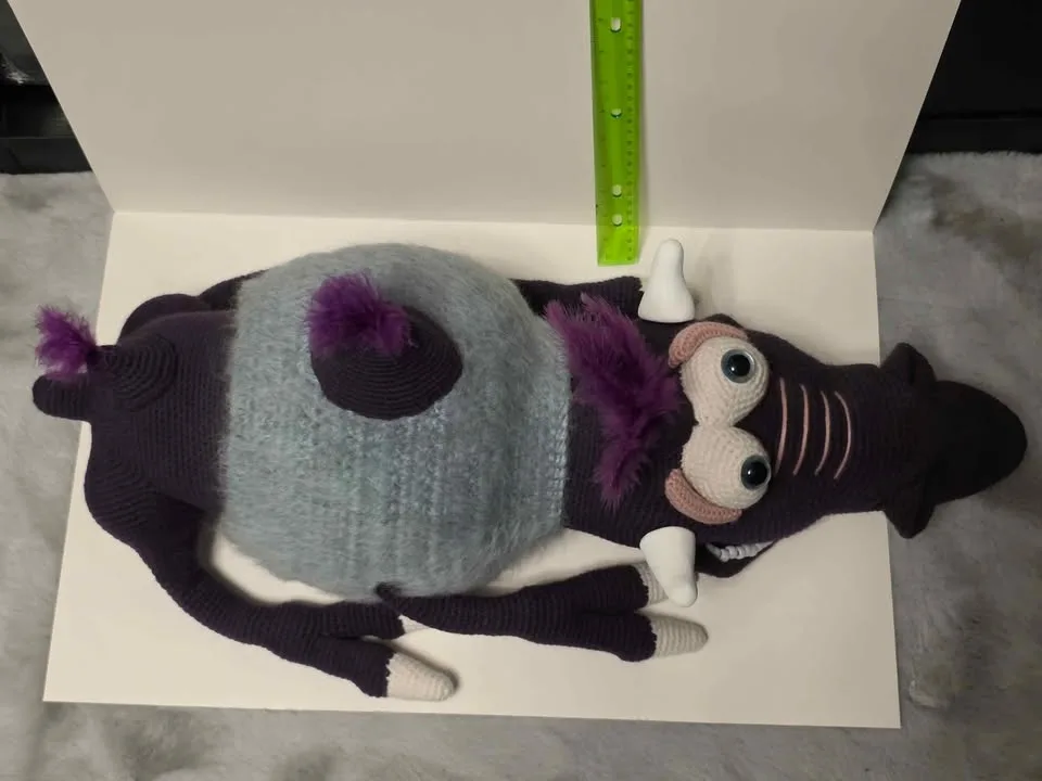 Purple Creature Amigurumi Crochet image indicator(3)