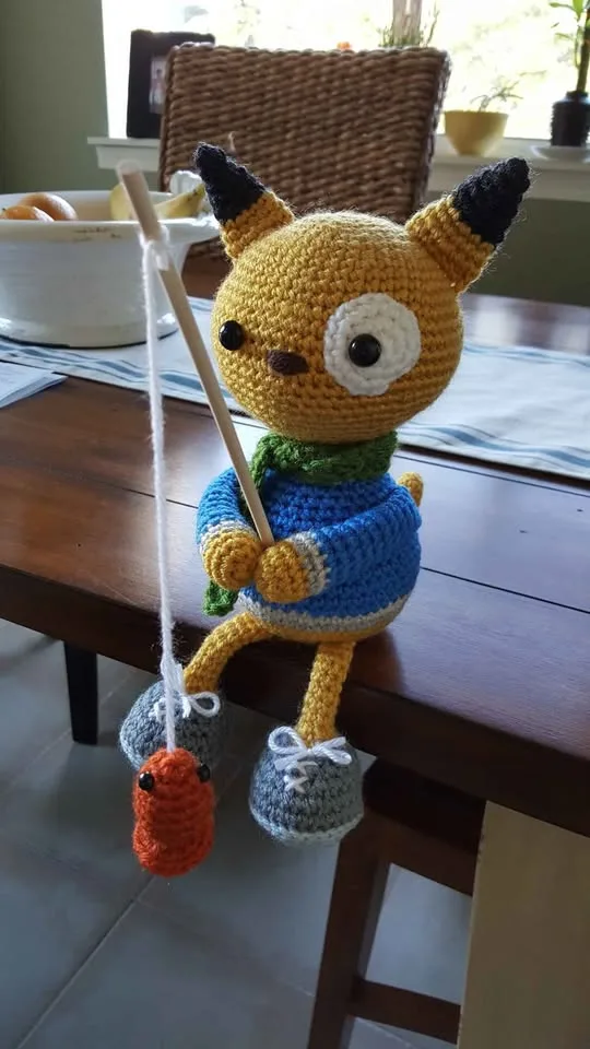 Fishing Cat Amigurumi Crochet image indicator(2)