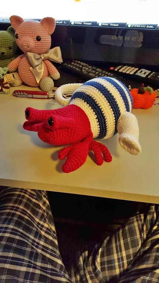 Teapot Crab Amigurumi Crochet thumbnail