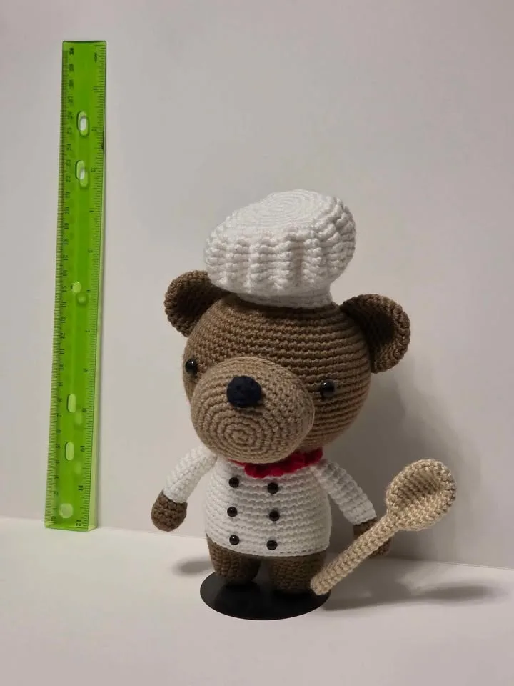 Cooking Bear Amigurumi Crochet image indicator(2)