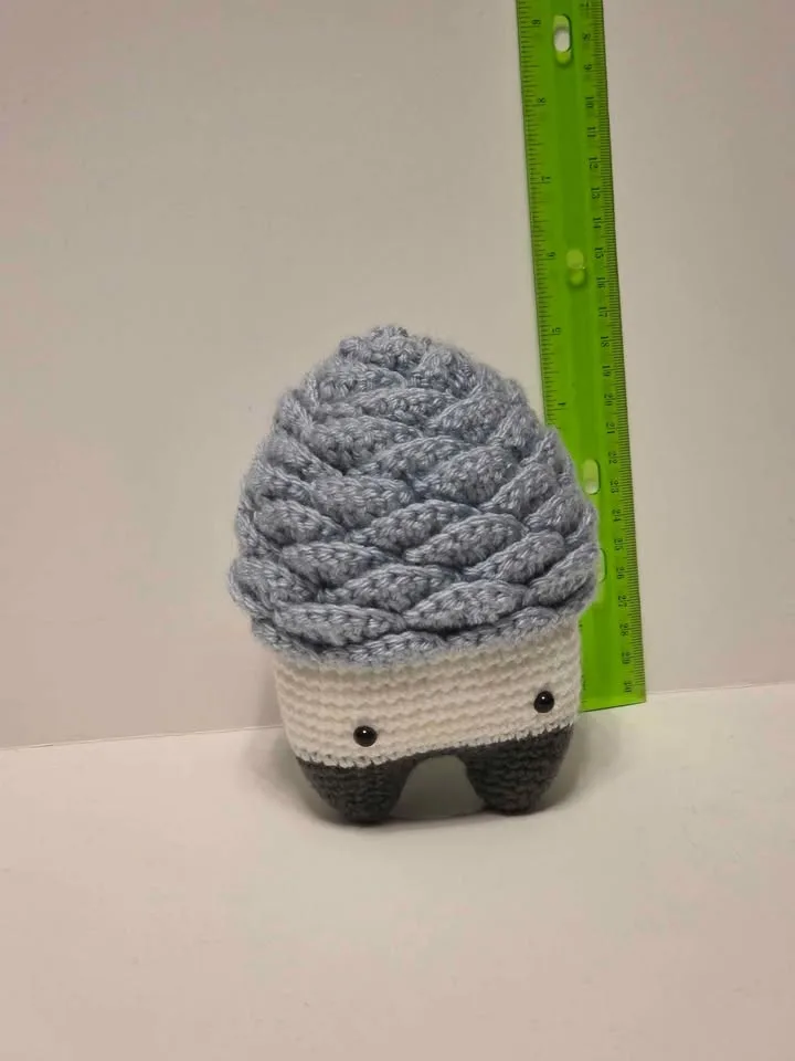 Small Pinecone Amigurumi Crochet image indicator(2)