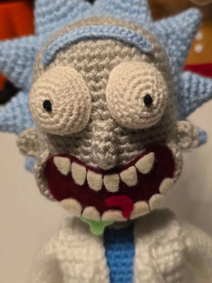 Rick Sanchez Amigurumi Crochet image indicator(3)