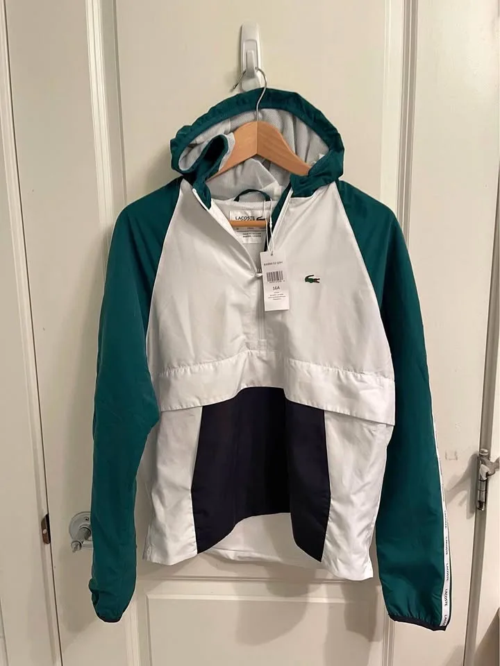 Lacoste Windbreaker size 16A-boys new with tags thumbnail