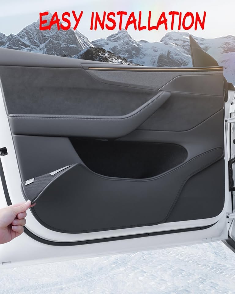 Tesla Model Y Door Panel Protectors Juniper 2025 (Set of 4) - photo 5