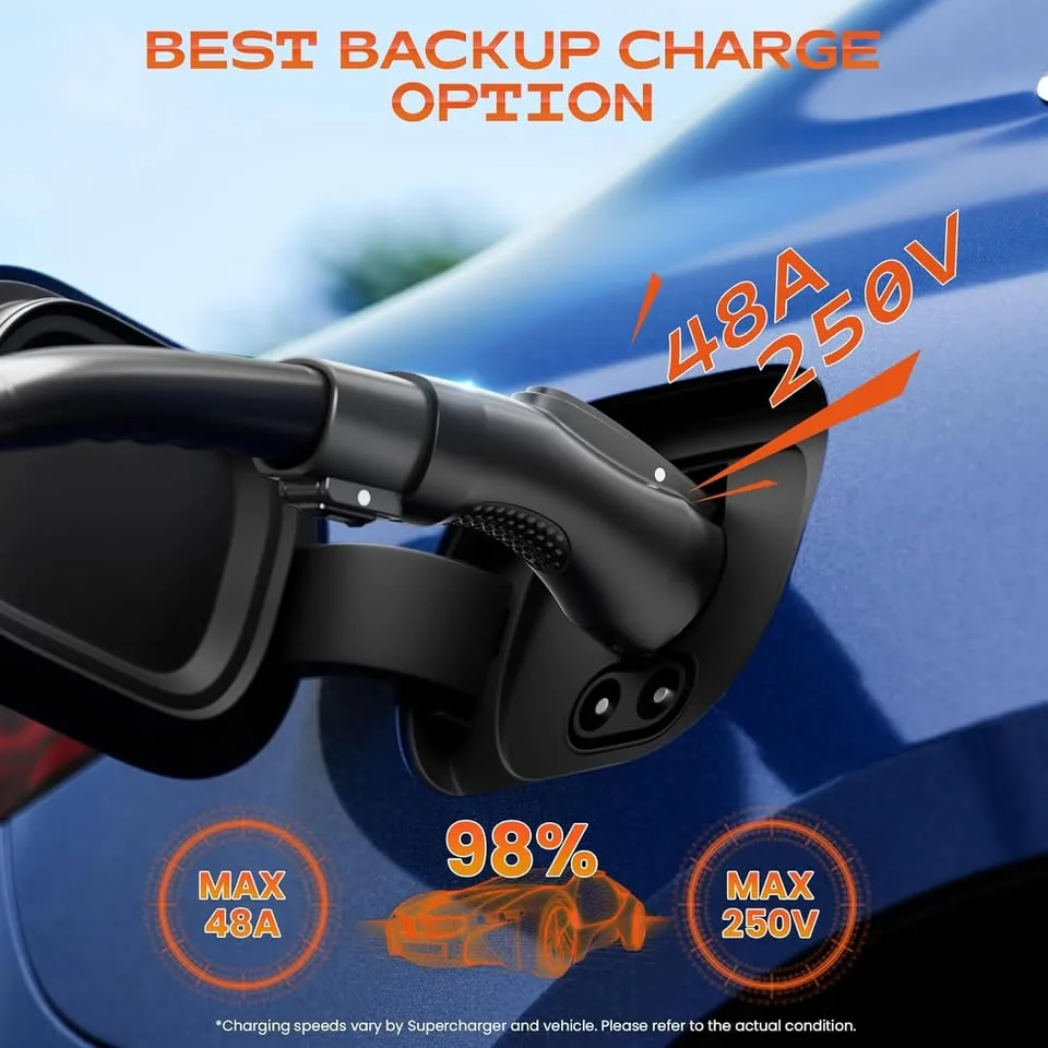 Tesla to J1772 Adapter-48Amp 250V NACS to J1772 Converter image indicator(4)