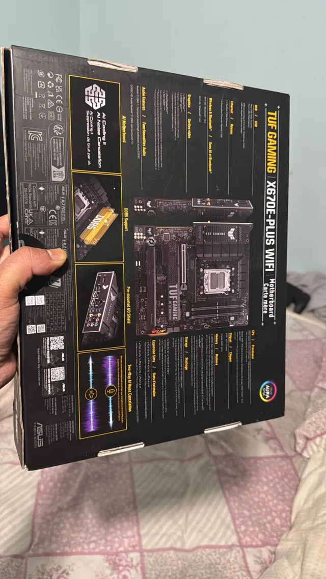 Asus Tuf Gaming X670e-plus Wifi Motherboard- NEW IN BOX image indicator(2)