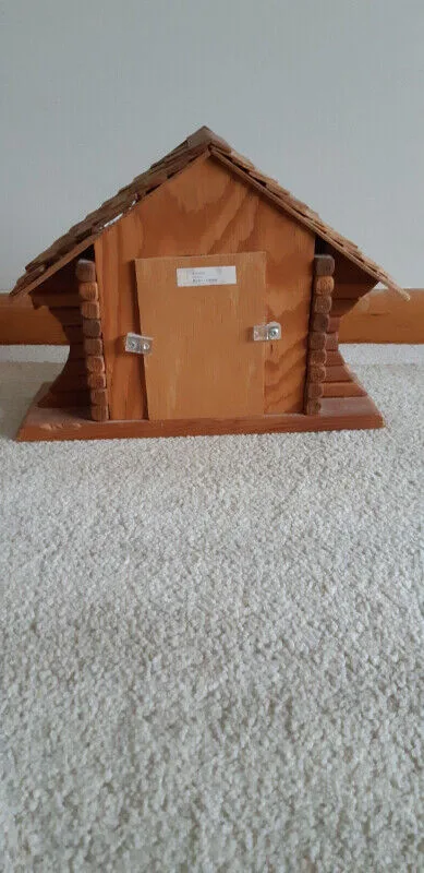 Log cabin clock image indicator(2)