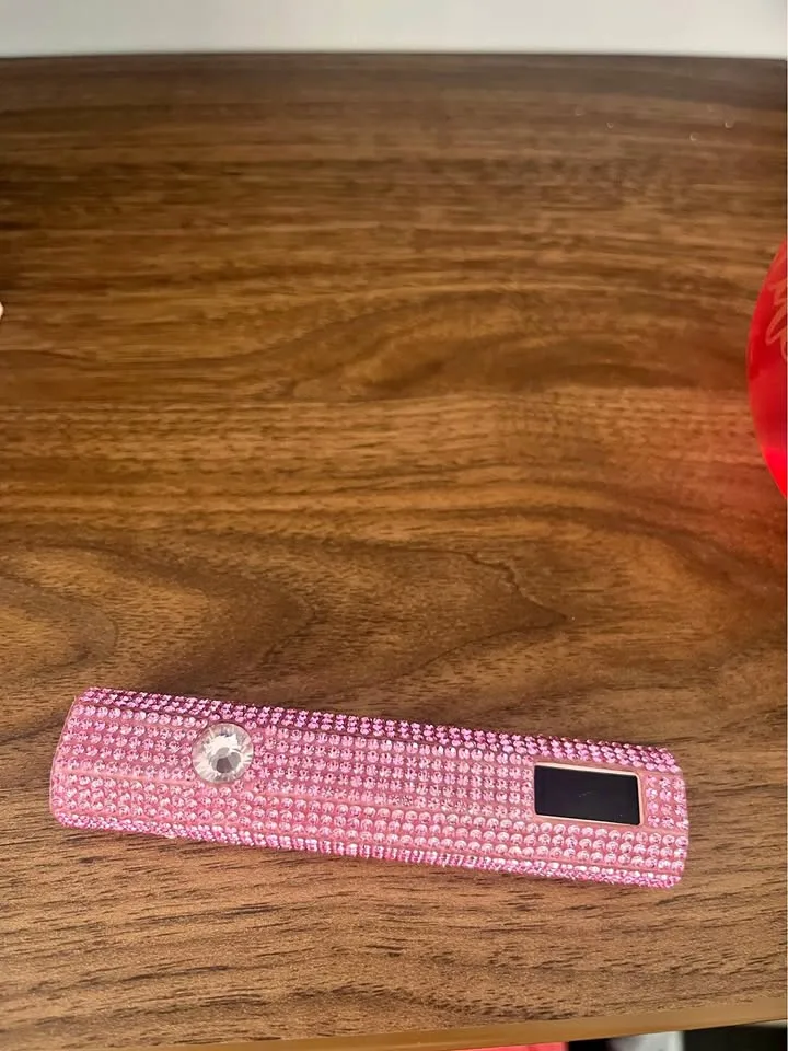 Pink sparkly flashlight & charger thumbnail