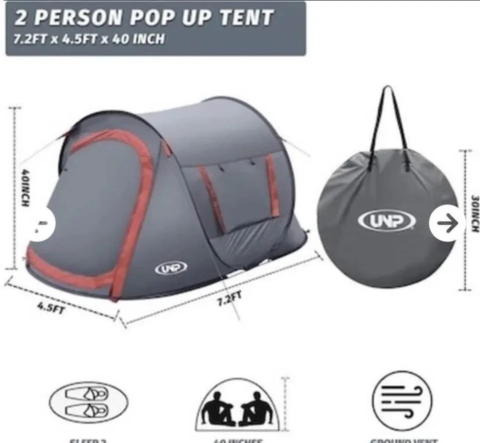 2-Person Pop-Up Tent (brand new) image indicator(2)
