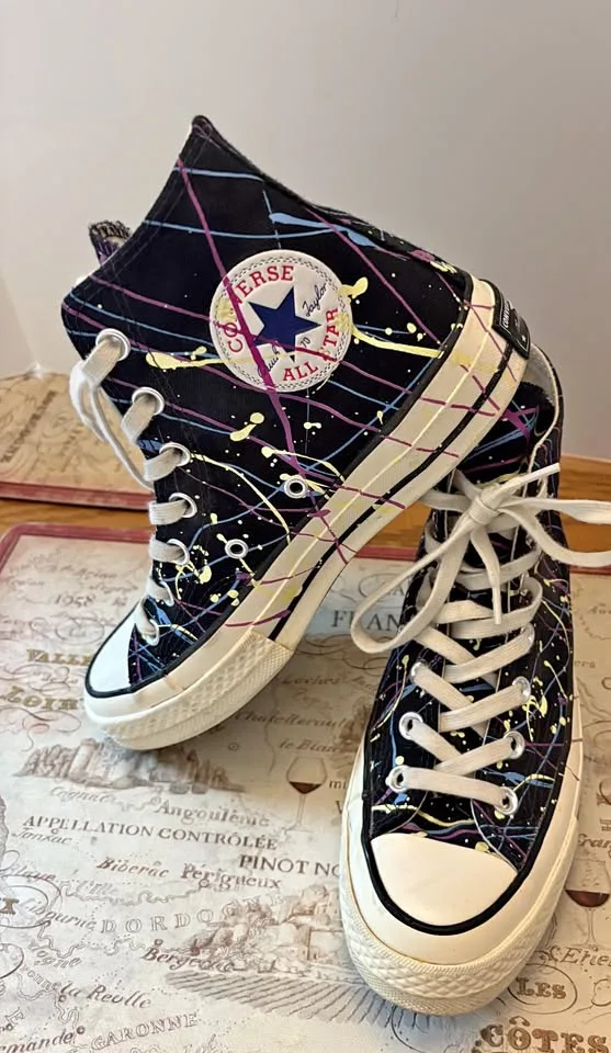 Converse Chuck 70 High Paint Splatter - Women's Size 7 - CAD $60 thumbnail
